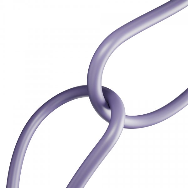 Puro Kabel TPE 25W USB-C till USB-C 1.5m Lavender