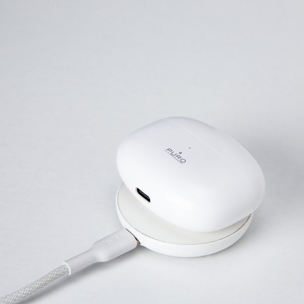 Puro Trådlös Laddare Mag Loop Pro Ring Stand MagSafe Vit