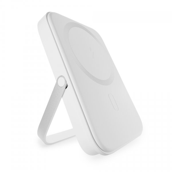 Puro Powerbank Stand Power Mag 5000 mAh Vit