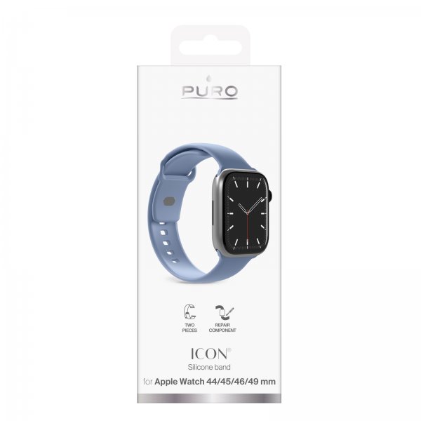 Puro Apple Watch 44/45/46/Ultra 49mm Armband Icon Ice Blue