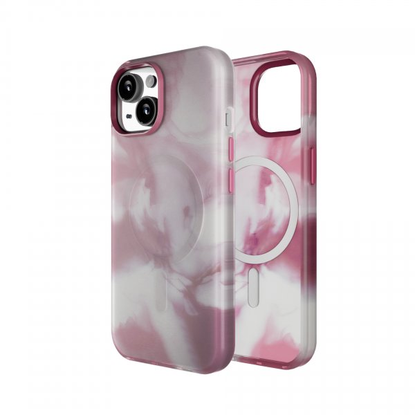 Puro iPhone 15 Skal Aqua Rosa