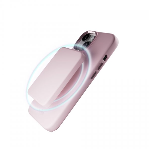 Puro iPhone 15 Plus Skal ICON Mag Pro Rosa