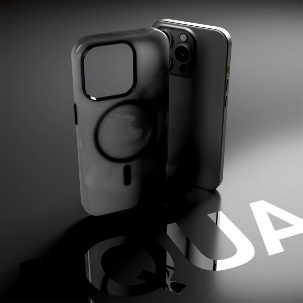 Puro iPhone 15 Pro Skal Aqua Svart