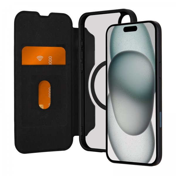 Puro iPhone 16 Plus Fodral Book Mag 2 Svart