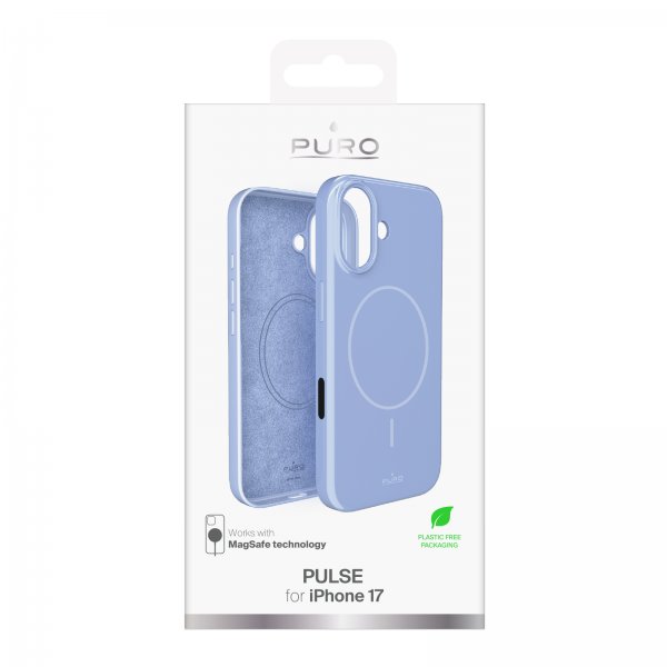 Puro iPhone 17 Skal Pulse MagSafe Ice Blue