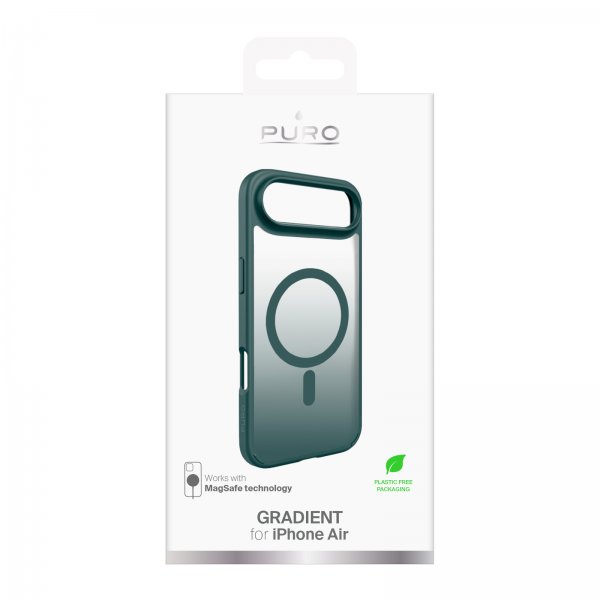 Puro iPhone Air Skal Gradient Grön