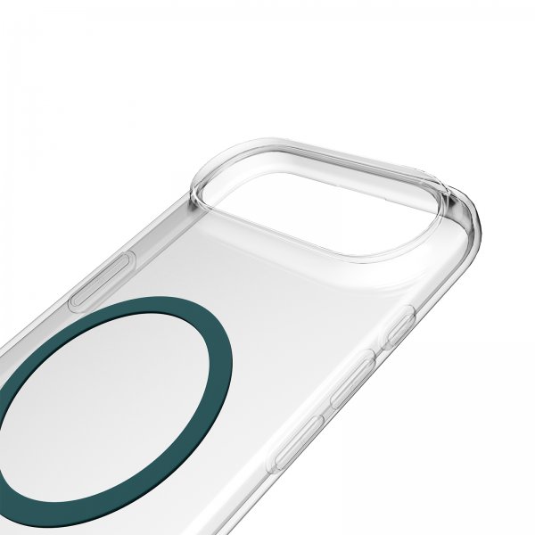 Puro iPhone Air Skal Lite Mag Transparent Grön