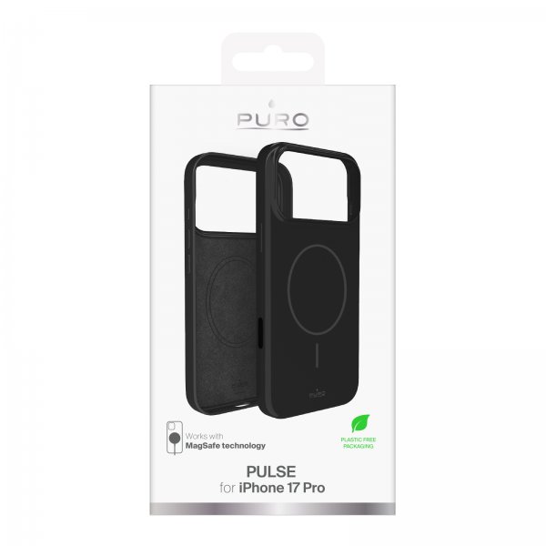 Puro iPhone 17 Pro Skal Pulse MagSafe Svart