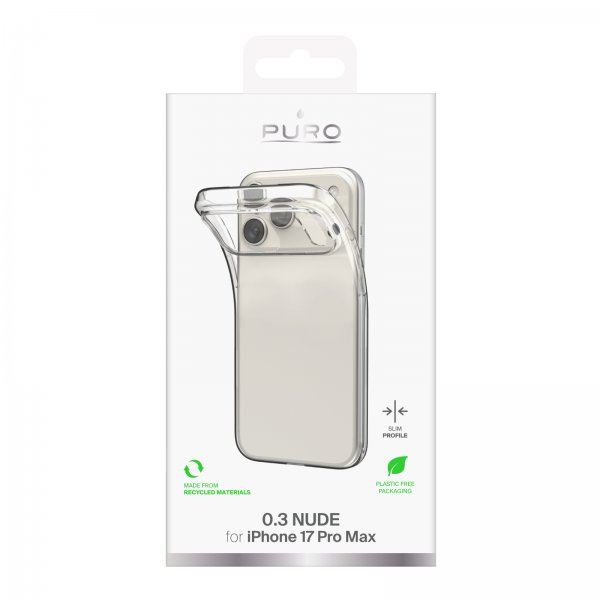 Puro iPhone 17 Pro Max Skal Nude Transparent