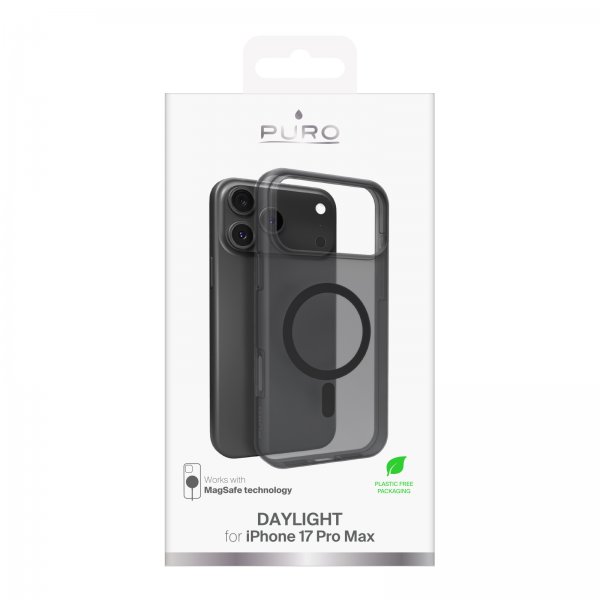 Puro iPhone 17 Pro Max Skal Daylight MagSafe Svart
