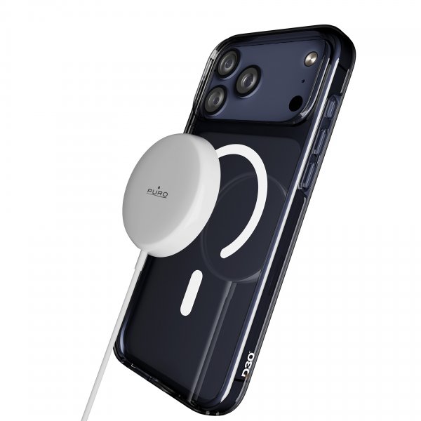 Puro iPhone 17 Pro Max Skal Impact Clear D3O MagSafe Transparent