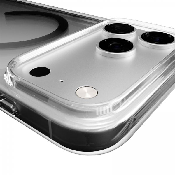 Puro iPhone 17 Pro Max Skal Lite Mag Transparent Svart