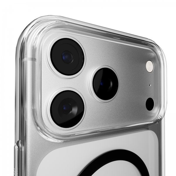 Puro iPhone 17 Pro Max Skal Lite Mag Transparent Svart