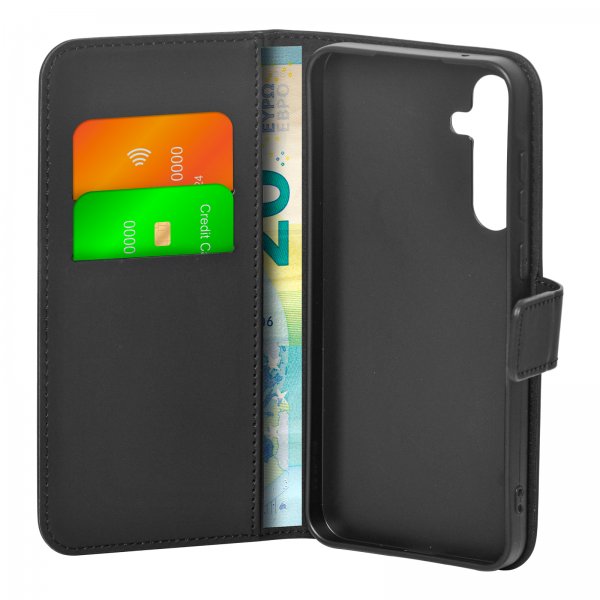 Puro Samsung Galaxy A55 Fodral Wallet Stand Svart