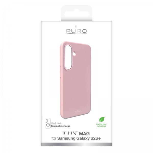 Puro Samsung Galaxy S26 Plus Skal ICON Mag Pro Rosa