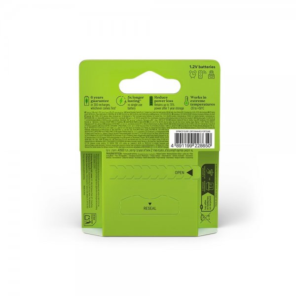 GP Recharge AA-batteri 2100mAh 4-pack