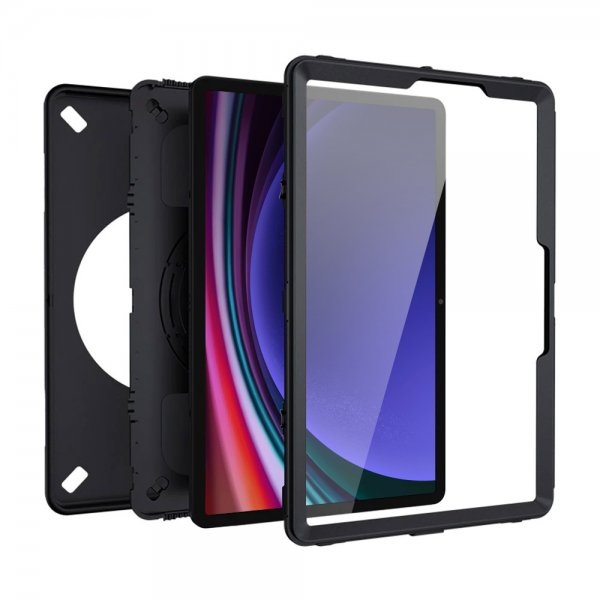 Armor-X Samsung Galaxy Tab S9 Skal Rainproof Rugged Case Hand Strap Kickstand