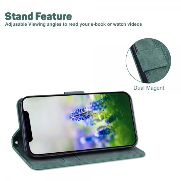 Samsung Galaxy A03 Fodral Mönstrat Grön
