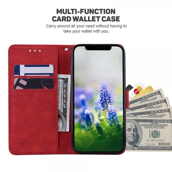 Samsung Galaxy A03 Fodral Mönstrat Röd