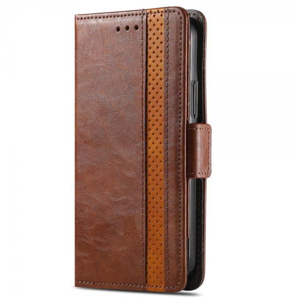 Samsung Galaxy A03 Fodral Stripe Mörkbrun