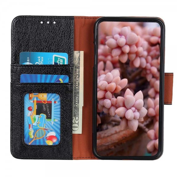 Samsung Galaxy A03s Fodral Nappatextur Svart