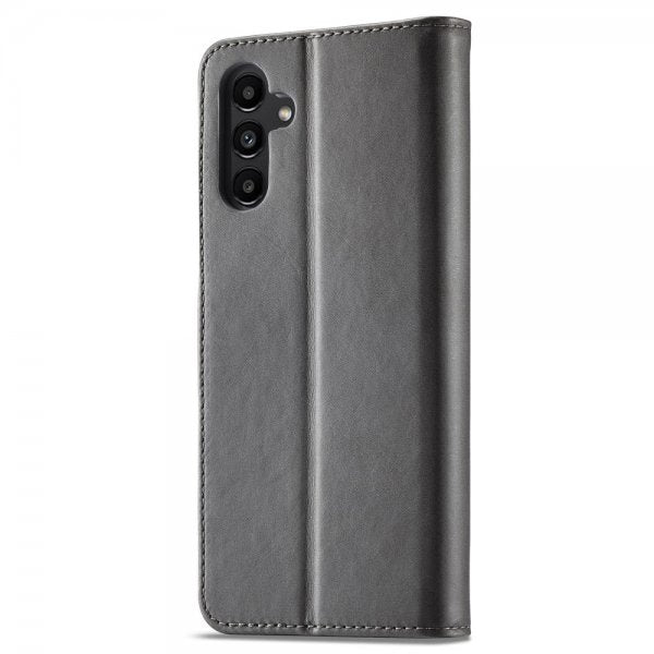 Lc.Imeeke Samsung Galaxy A05s Fodral med Kortfack Stativfunktion Grå