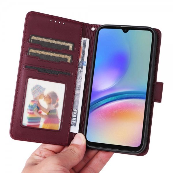 Betopnice Samsung Galaxy A05s Fodral med Löstagbart Skal 005 Röd