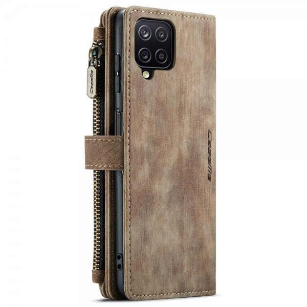 CaseMe Samsung Galaxy A12 Fodral C30 Series Brun