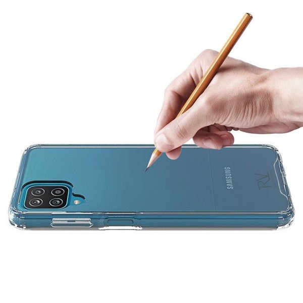 Rvelon Samsung Galaxy A12 Skal Stöttålig Transparent