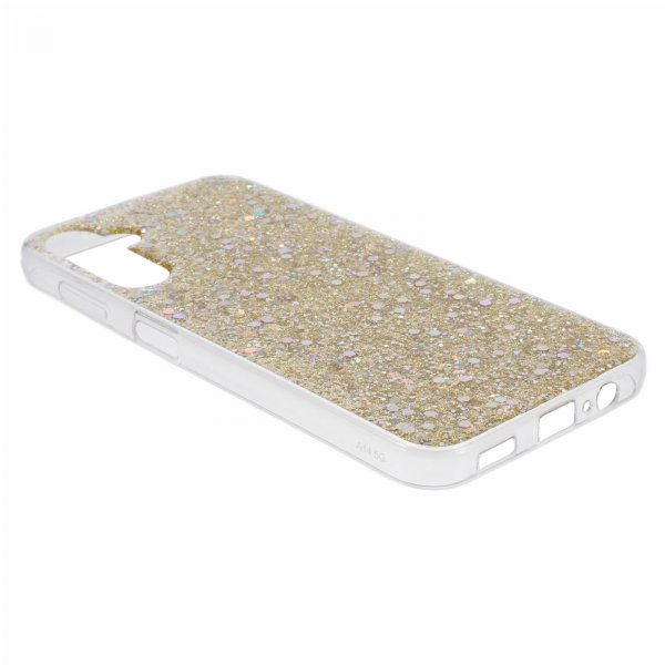 Nordic Covers Samsung Galaxy A14 Skal Sparkle Series Citrine Gold