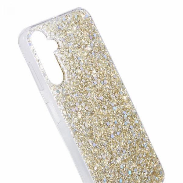 Nordic Covers Samsung Galaxy A14 Skal Sparkle Series Citrine Gold
