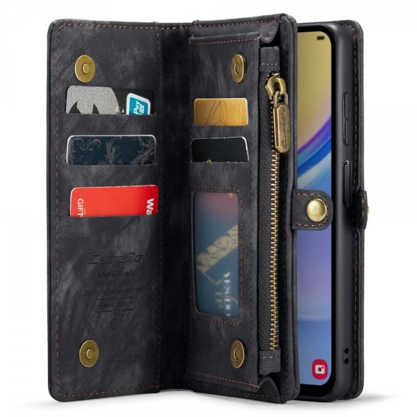 CaseMe Samsung Galaxy A15 Fodral 008 Series Löstagbart Skal Svart