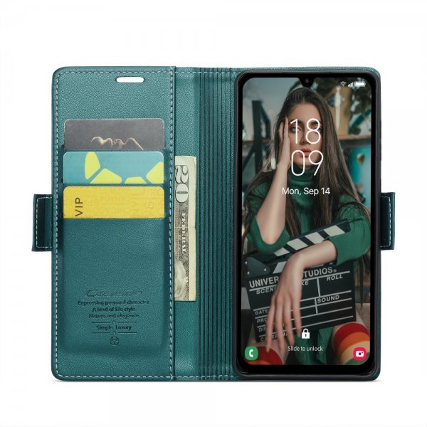 CaseMe Samsung Galaxy A15 Fodral 023 Series Grön