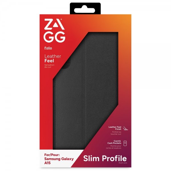 ZAGG Samsung Galaxy A15 Fodral Folio Svart