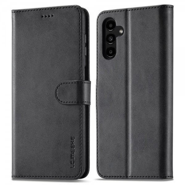 Lc.Imeeke Samsung Galaxy A15 Fodral med Kortfack Stativfunktion Svart