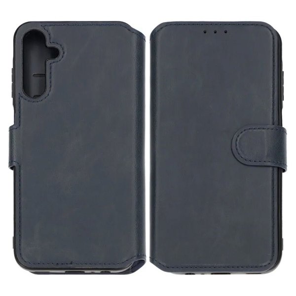 Rvelon Samsung Galaxy A15 Fodral 4 Kortfack Blå