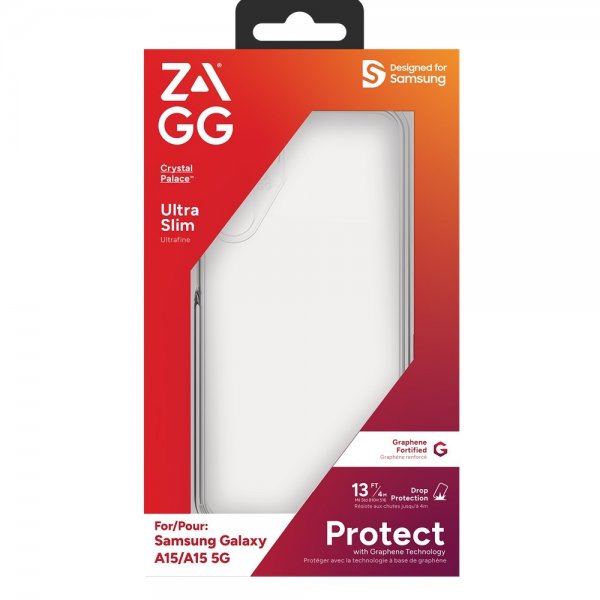 ZAGG Samsung Galaxy A15 Skal Crystal Palace Transparent