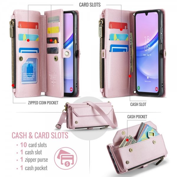 CaseMe Samsung Galaxy A16 Fodral C36 Series Rosa