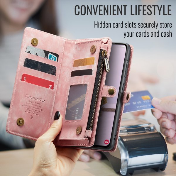 CaseMe Samsung Galaxy A17 Fodral 008 Series Löstagbart Skal Rosa