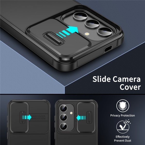 Samsung Galaxy A17 Skal Camera Slide Svart