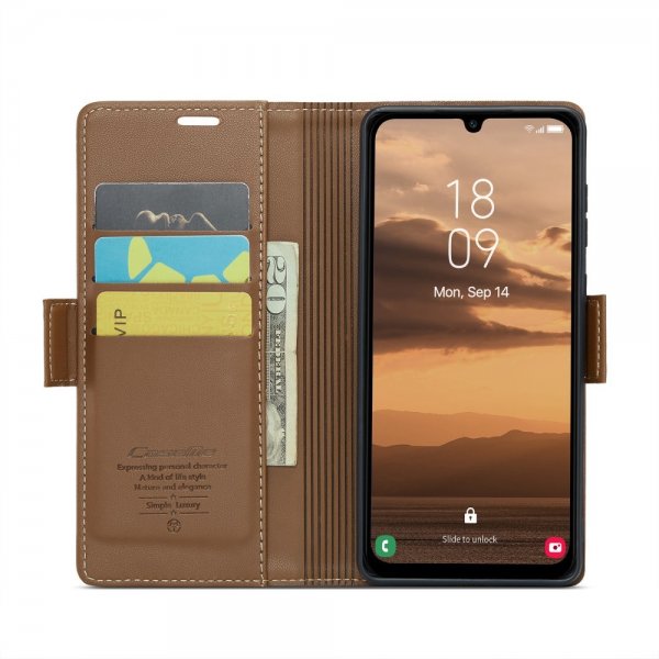 CaseMe Samsung Galaxy A25 Fodral 023 Series Brun