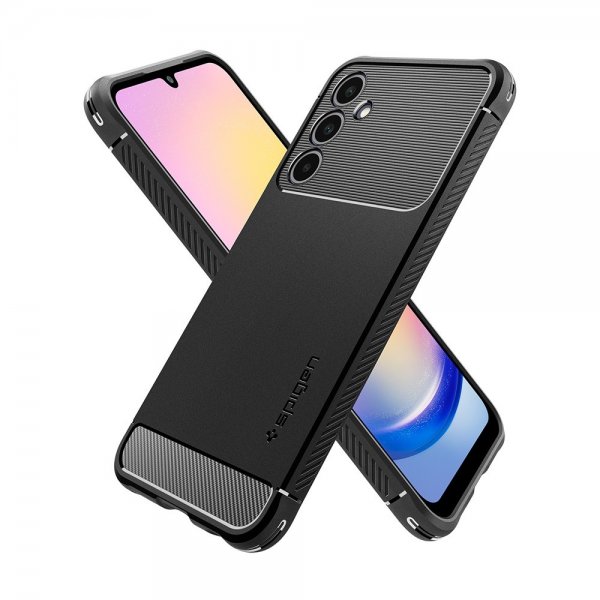 Spigen Samsung Galaxy A25 Skal Rugged Armor Matte Black