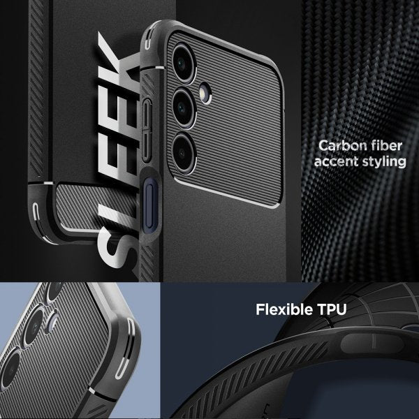 Spigen Samsung Galaxy A25 Skal Rugged Armor Matte Black