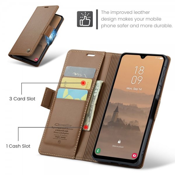 CaseMe Samsung Galaxy A26 Fodral 023 Series Brun