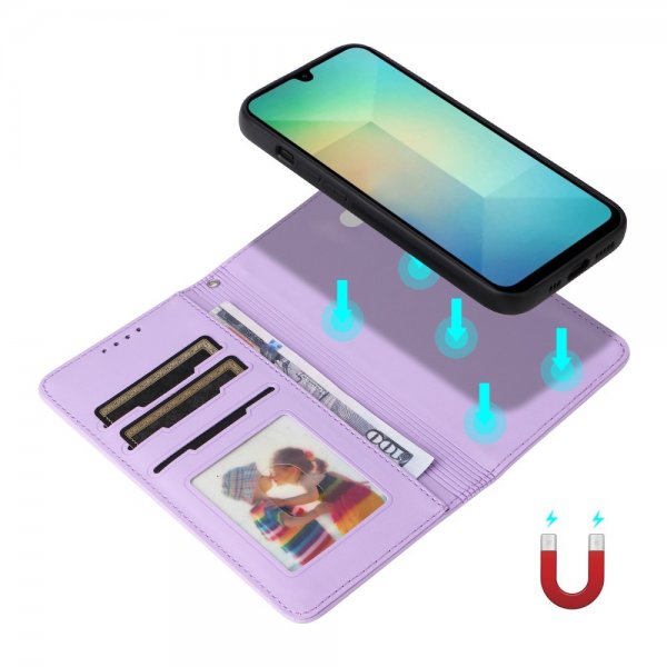 Betopnice Samsung Galaxy A26 Fodral med Löstagbart Skal 005 Lila