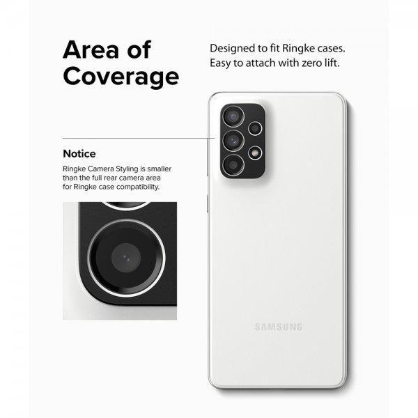 Ringke Samsung Galaxy A33 5G/Galaxy A53 5G Kameraskydd Camera Styling Svart