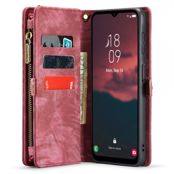 CaseMe Samsung Galaxy A34 5G Fodral 008 Series Löstagbart Skal Röd