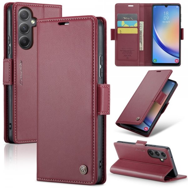 CaseMe Samsung Galaxy A34 5G Fodral 023 Series Röd