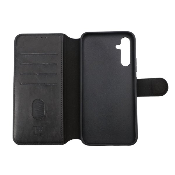 Rvelon Samsung Galaxy A34 5G Fodral 4 Kortfack Svart