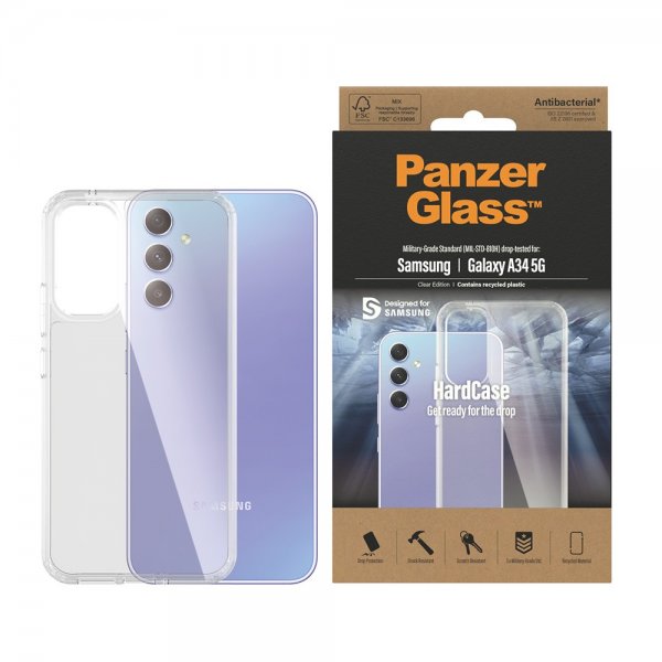 PanzerGlass Samsung Galaxy A34 5G Skal HardCase Transparent